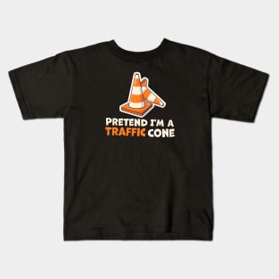 Pretend I'm A Traffic Cone Kids T-Shirt